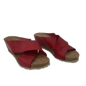 Red Women's Heeled Sandals